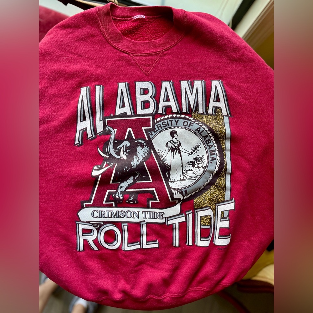 ☾ Vintage Alabama Crimson Tide Sweatshirt - Picture 4 of 5